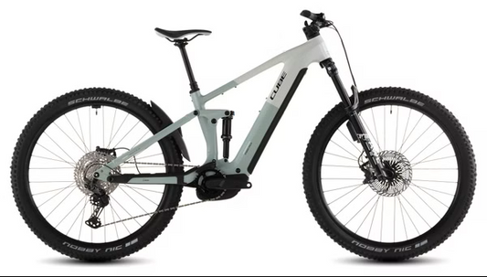 VTT Électrique Tout-Suspendu Cube Stereo Hybrid One44 EXC 800 Wh Bosch 120 Nm 29'' Beige Desert Stone Vert Dried Herbs 2026