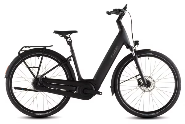 Vélo de Ville Électrique Cube Supreme Hybrid Comfort Pro 600 Easy Entry Enviolo Trekking 600 Wh 700 mm Gris 2026