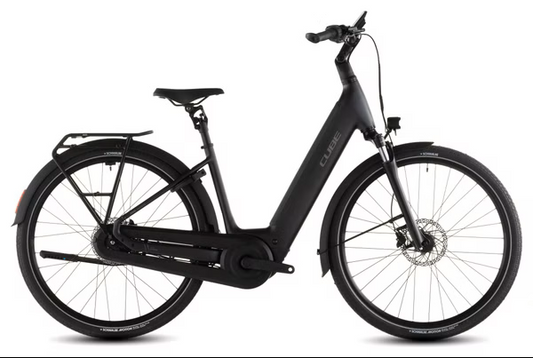 Vélo de Ville Électrique Cube Supreme Hybrid Comfort Pro 600 Easy Entry Enviolo Trekking 600 Wh 700 mm Gris 2026