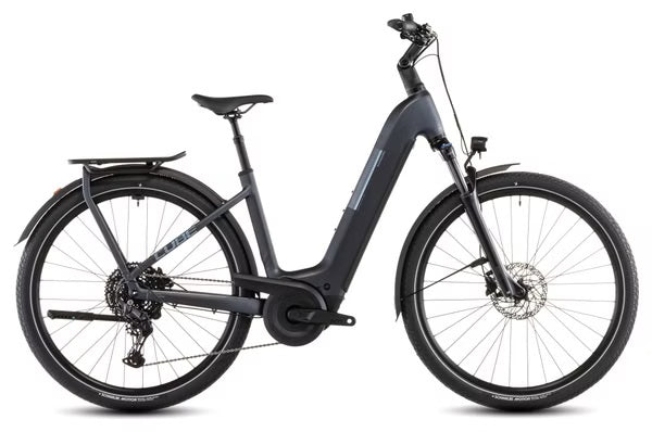 VTC Électrique Cube Kathmandu Hybrid One 800 Easy Entry Shimano Cues 10V 800 Wh 700 mm Gris Metallic 2026