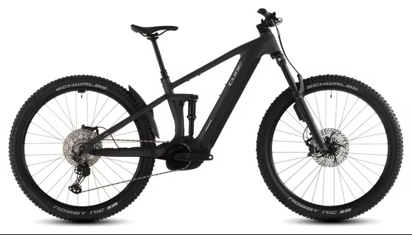 VTT Électrique Tout-Suspendu Cube Stereo Hybrid One44 EXC 800 Shimano 12V 800 Wh Bosch 120 Nm 29'' Gris Iron Noir 2026