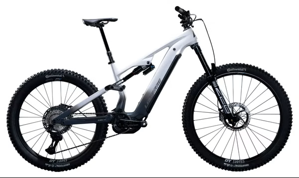 VTT Électrique Tout-Suspendu Lapierre Overvolt AM CF 10.8 Shimano 12V 800Wh Bosch 120 Nm MX (29/27.5'') Blanc/Gris 2026